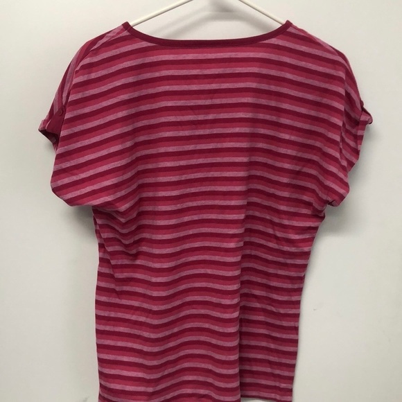 BASIC Editions Cuffed Sleeve Semi Pleated Top Size Large T266 - Picture 4 of 8